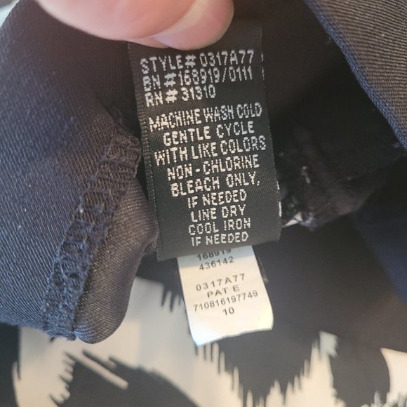 Animal Print Sleeveless Cocktail Sheath Dress By AB Studio.Size 10 - Picture 11 of 11